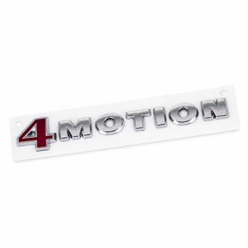 Volkswagen 4Motion-embleem achter - chroom/rood, Ophalen of Verzenden, Nieuw, Volkswagen