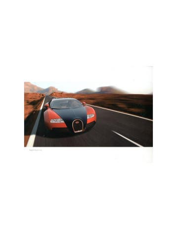 2005 BUGATTI VEYRON 16.4 PERSMAP ENGELS, Nieuw, Author