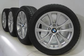 BMW 3 4 serie F30 F31 F32 F33 F36 395 17 inch velgen Dunlop, Gebruikt, Velg(en), 17 inch, Winterbanden