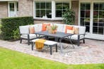 ACTIE! Garden Impressions low dining loungeset Rondo 6 delig, Ophalen of Verzenden, 8 zitplaatsen, Loungeset, Bank