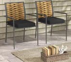 Set van 2 Rotan Tuinstoelen – Weerbestendig met Kussens, Verzenden, Nieuw