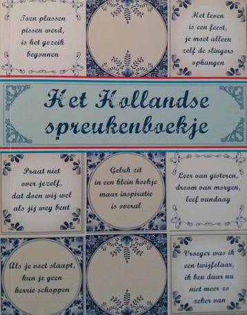 Het Hollandse spreukenboekje - De Boekenmakers 9789491426117, Verzenden, Zo goed als nieuw, De Boekenmakers