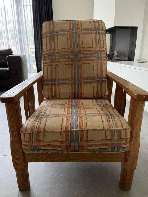 Vintage Rookstoel, Huis en Inrichting, Fauteuils