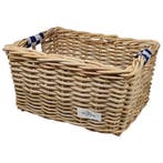 Wicked Rieten Fietsmand L Navy Checker naturel, Verzenden, Nieuw