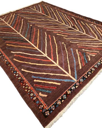 Groot Perzisch tapijt Azeri 350x270 wollen vloerkleed, Zo goed als nieuw, 200 cm of meer,  Perzisch tapijt Azeri wollen vloerkleed handgeknoopt 