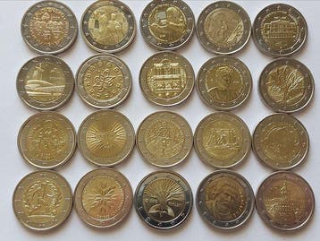 Europa. 2 Euro 2003/2026 (20 coins ) (Zonder minimumprijs)