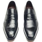 SILVANO LATTANZI - Patina Moccasin - UK: 7.5 / US: 8.5 / EU:, Nieuw