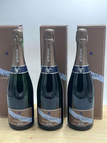 2018 De Venoge, De Venoge, Cordon Bleu Millésime - Champagne, Nieuw