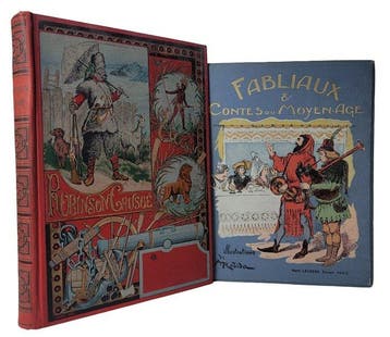 Daniel Defoé; A. Robida; Engel - Robinson Crusoe ; Fabliaux