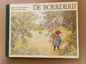 Carl Larsson Prentenboek - De Boerderij - Zweedse Platteland, Verzenden, Gelezen, Prentenboek