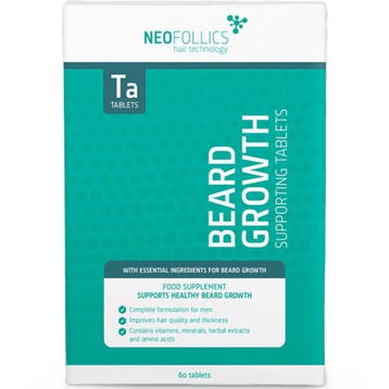 Neofollics  Beard Growth Supporting Tablets  Stimuleert, Verzenden, Nieuw