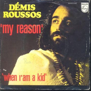 Single vinyl / 7 inch - DÃ©mis Roussos - My Reason, Verzenden, Zo goed als nieuw, 7 inch, Pop