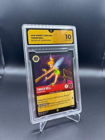 Disney - 1 Graded card - Disney Lorcana - Tinker Bell 136, Nieuw