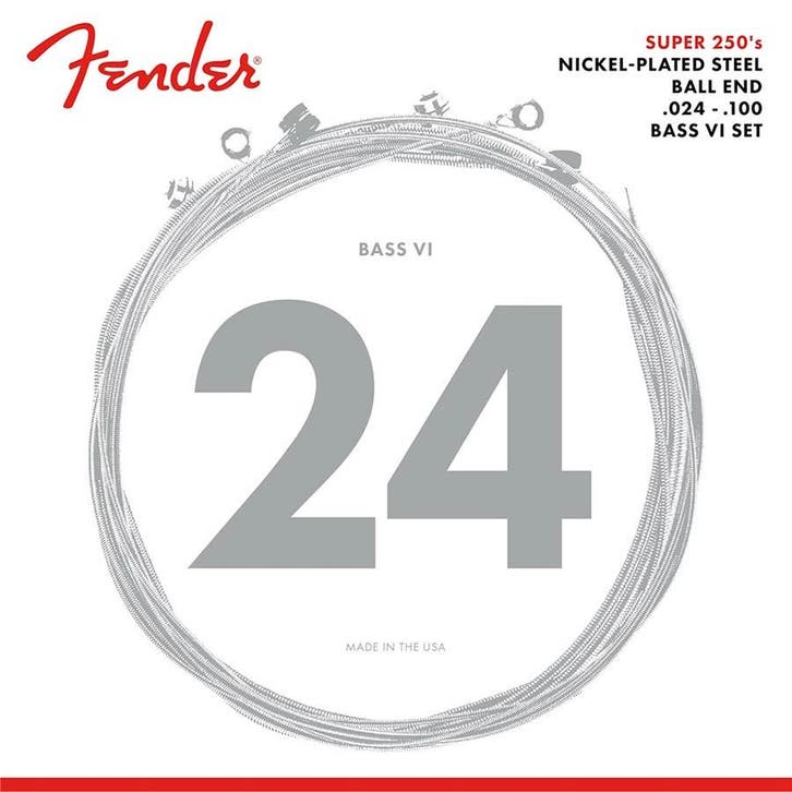 Fender Bass VI Super 250s Elektrische Basgitaar snaren 6 sna, Muziek en Instrumenten, Instrumenten | Toebehoren, Verzenden