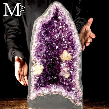 Wonder van de Natuur - Amethist Geode - Natuurlijke