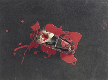 Bernard Aubertin (1934-2015) - Voiture Brulée