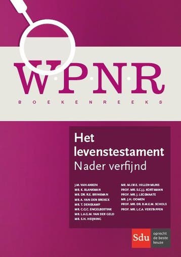 Het levenstestament / WPNR Boekenreeks 9789012399944, Verzenden, Gelezen