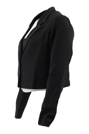 Nik&Nik Blazer Meisjes in maat 176 Zwart, Verzenden, Zo goed als nieuw, Nik&Nik, Jongen of Meisje