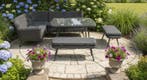 Hoek Lounge Diningset Jonah Wicker Antraciet The Outsider, Tuin en Terras, Verzenden, Nieuw