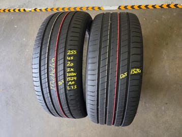 255/45/20 101W AO MICHELIN ZOMERBANDEN 6,6MM PROFIEL 2X, Auto-onderdelen, Banden en Velgen, Ophalen, Gebruikt, 255 mm, Band(en)