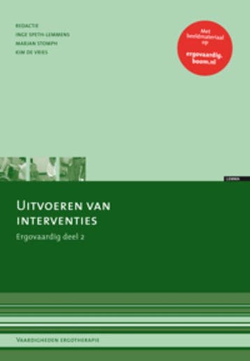 Uitvoeren van interventies Ergovaardig deel 2 9789059314221, Boeken, Zo goed als nieuw