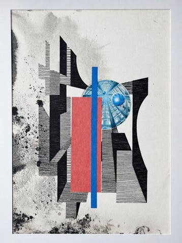 Eugène Eechaut (1928-2019) - Abstract ink composition