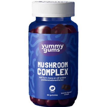 Yummygums  Mushroom Complex  60 Gummies, Verzenden, Nieuw