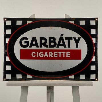 Garbáty - Reclamebord - 60x40cm - Gemaakt van dikke