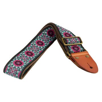 Gaucho GST-1280-8 gitaarband, 2 jacquard weefsel, leren, Ophalen of Verzenden, Nieuw
