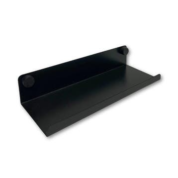 Wandplank Zwart Breed 35cm, Nieuw
