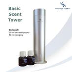 Geurmachine MET aroma - Basic Scent Tower zilver tot 50 m², Nieuw