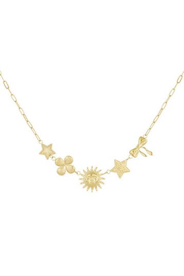Goudlief Gouden droom ketting (Hangerkettingen, Kettingen), Verzenden, Nieuw, Zilver, Overige materialen