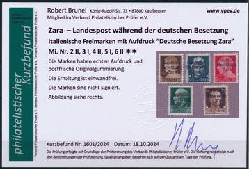 Duitse Rijk - Bezetting van Zara 1943 - Italiaanse, Postzegels en Munten, Postzegels | Europa | Duitsland, Gestempeld