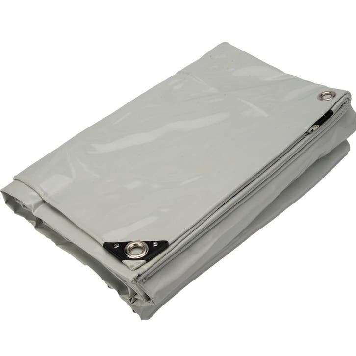 3,5x7 Afdekzeil PVC 650gr - Lichtgrijs 7035 - zeilringen ied, Doe-het-zelf en Verbouw, Zeil en Folie, Zeil, Nieuw, Ophalen of Verzenden