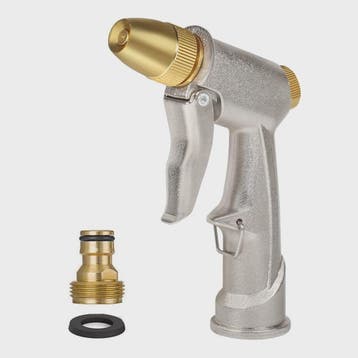 Krachtige Metalen Sproeikop met Verstelbare Straal - Ideaal, Verzenden, Nieuw
