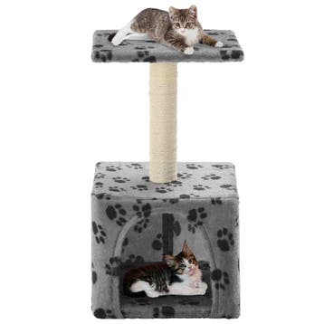 vidaXL Kattenkrabpaal met sisal krabpaal 55 cm pootafdrukken, Verzenden, Nieuw