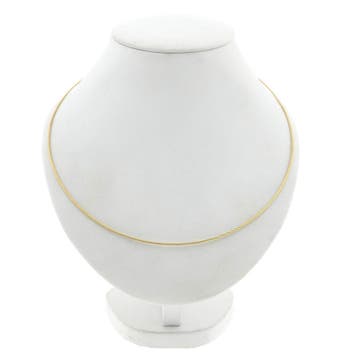 Gouden kabelcollier; 14 karaat; 45,5 cm (Ketting), Ophalen of Verzenden, Gebruikt, Goud, Goud
