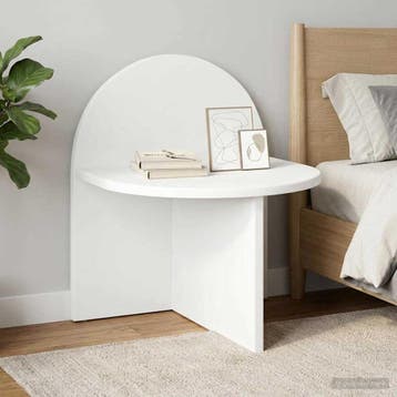 vidaXL Nachtkastje 2 st Wit 40 x 35,5 x 45,5 cm, Huis en Inrichting, Slaapkamer | Nachtkastjes, Minder dan 45 cm, Verzenden, Nieuw