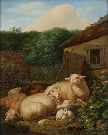 Augustus Knip (1819-1859) - Schapen