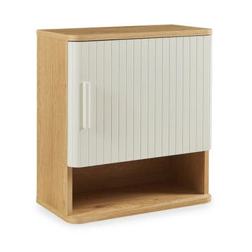 Badkamer wandkast Ferrersp 50x45x24 cm eikenkleurig en haver, Verzenden, Nieuw