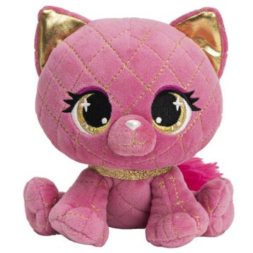 P-Lushes Pets kat/poes - pluche knuffel - roze - 15 cm, Verzenden, Nieuw