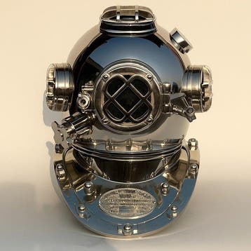 Duikhelm - XXL Nautische Duikhelm Mark V Morse Diving, Antiek en Kunst