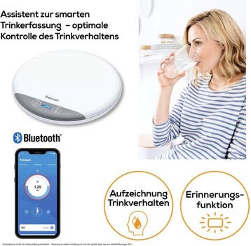 Beurer DM 20 Digitale weegschaal - Drinkmanager - Zeer goed, Verzenden, Nieuw