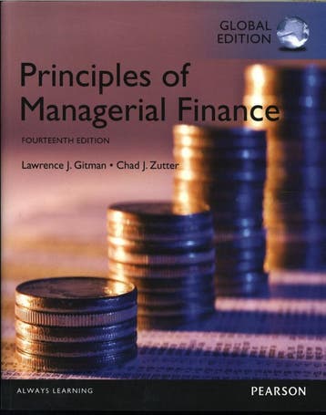 Principles of Managerial Finance Global Editio 9781292018201, Boeken, Zo goed als nieuw