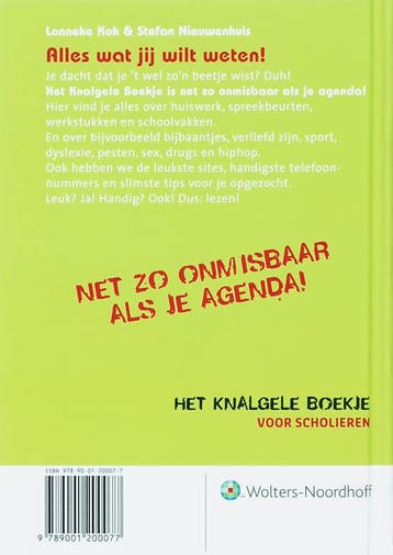Het knalgele boekje voor scholieren 9789001200077 L. Kok, Verzenden, Zo goed als nieuw, L. Kok