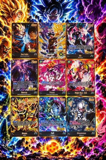 Bandai - 9 Card - Dragon Ball, Dragon Ball Z - Son Goku 9, Nieuw