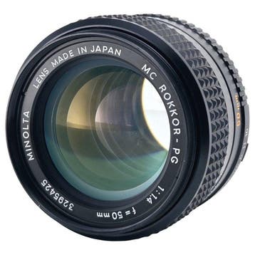 Minolta MC Rokkor-PG 50mm F1.4 Prime lens, Nieuw