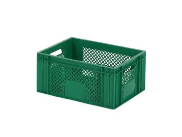 Stapelkrat - 400 x 300 x H 193 mm - geheel geperforeerd -, Ophalen of Verzenden, Nieuw