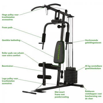 Tunturi HG10 home gym krachtstation, Verzenden, Nieuw