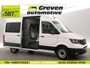 Volkswagen Crafter 2.0 TDI 140PK L3H3 | DC | 6 Zits |, Euro 6, Volkswagen, Wit, Nieuw